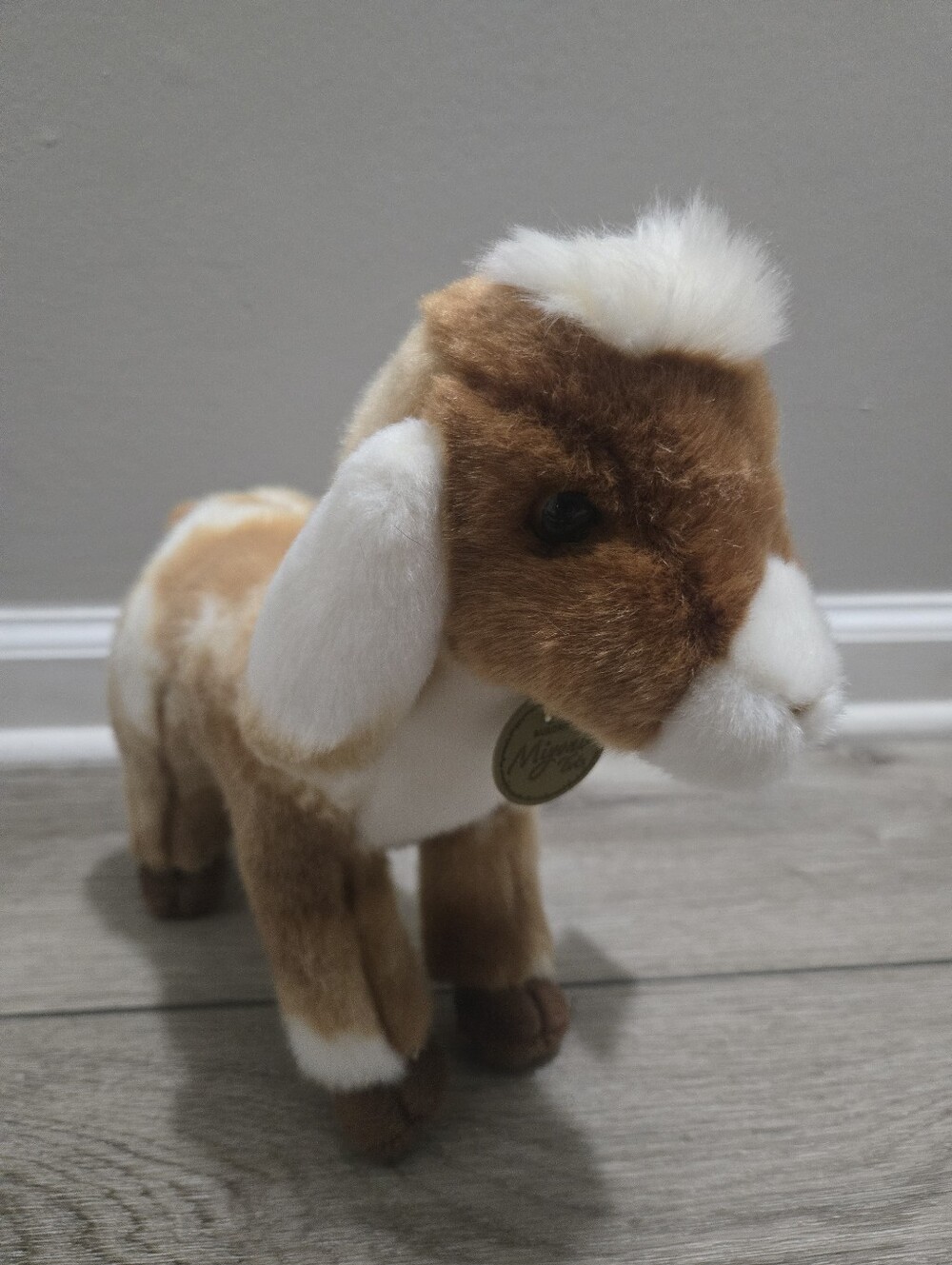 Aurora Miyoni Tots 9.5" Nubian Goat Kid Plush Adorable Stuffed Animal